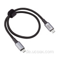 USB C -zu C -geflochtenes Schnellladungskabel